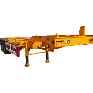 Semirremolque Robusto <span class=keywords><strong>de</strong></span> Bajo <span class=keywords><strong>Precio</strong></span> con Suspensión <span class=keywords><strong>de</strong></span> Ballestas para Transporte <span class=keywords><strong>de</strong></span> Contenedores <span class=keywords><strong>de</strong></span> Carga Pesada - Product Image 2