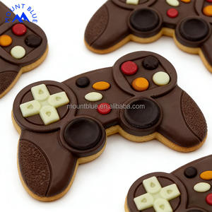 Biscuits au chocolat de luxe de haute qualité, forme de manette de jeu créative, galletas au chocolat avec un emballage unique - Product Image 1