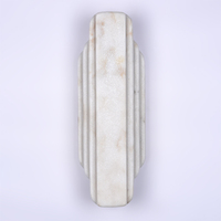 Applique murale LED en marbre naturel, style moderne et minimaliste, luminaire mural en pierre pour intérieur, chambre à coucher, salon, lampe décorative murale, garantie 2 ans
