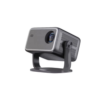 Projecteur portable natif 1080P L18R Android 14 Double WiFi 6 BT 400 ANSI 8K Cinéma maison à courte focale Mini projecteur à mise au point automatique