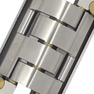 Высококачественная регулируемая в <span class=keywords><strong>3</strong></span> направлениях скрытая петля для дверей, 200 кг, из нержавеющей стали, невидимая, из цинкового сплава, открывание на 180 градусов - Product Image 2