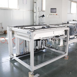Toshine Customized PVC Belt Pallet Conveyor 90/180 Degree Turning Durable Design 20m/min Speed 220V/380V Voltage Options for - Product Image 4