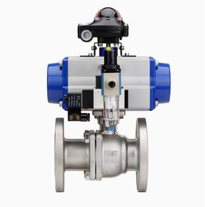 Vanne à boisseau sphérique pneumatique haute pression en acier inoxydable à extrémité filetée à bride pour usage industriel OEM eau haute température - Product Image 3