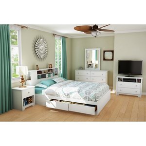 Set Camera da Letto Matrimoniale con Struttura in Acciaio, Letto a Soffitto di Lusso per Asilo, Struttura Letto Moderna, Arredamento Americano 180x200 - Product Image 6