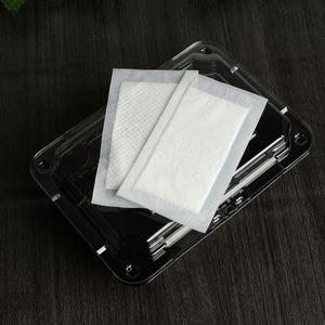 High Quality Disposable Fresh Food Blood Absorption 45ml/pcs 160x90mm Eco-Friendly <b>Paper</b> Soaker Meat Packing Pads for <b>Tray</b> - Product Image 3
