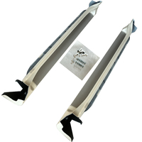 JOESHIER - Estribos Laterales de Aluminio de Lujo para Todoterreno, para PRADO FJ150 FJ Cruiser Land Cruiser