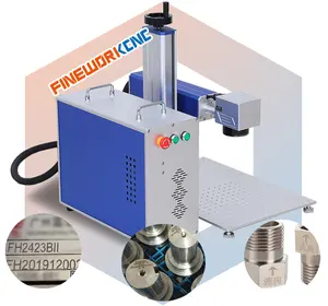 3d fiber laser marking machine cabinet engraver 50w for marking metal for army nameplate cooking utensils