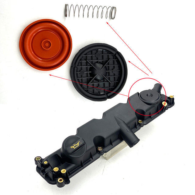 NEW Engine Head Cylinder Chamber Valve Cover with Membrane for PEUGEOT 206 307 406 2.0 HDI 8V 9630142180,0248.G5
