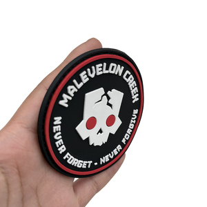 Pronto per <span class=keywords><strong>la</strong></span> Spedizione, Patch 3D in PVC con Scritta 'Never Forget the <span class=keywords><strong>Morale</strong></span> of the Skeleton', Adatto per Zaini Tattici e Bracciali - Product Image 4