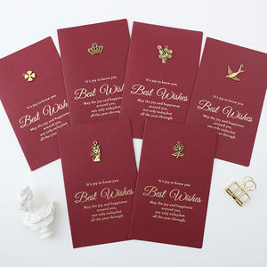 Tùy chỉnh bán buôn sinh thái thân thiện với các loại thiệp chúc mừng sinh nhật Giáng sinh năm mới bên lời mời thiệp chúc mừng - Product Image 2