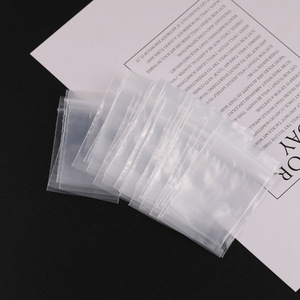 <b>Transparent</b> White Thickened Self Sealing Pe <b>Bags</b> 22x15 Cm For Food Jewelry Storage Zipper <b>Bag</b> Plastic Resin Material - Product Image 3