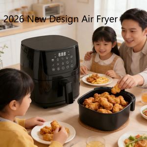 Nouvelle Conception 2026 Friteuse à Air Numérique 2.0L 1400W Chauffage Rapide 80-200°C Minuteur Antiadhésive Poignée Froide au Toucher Usage Domestique et Hôtelier Ningbo - Product Image 6