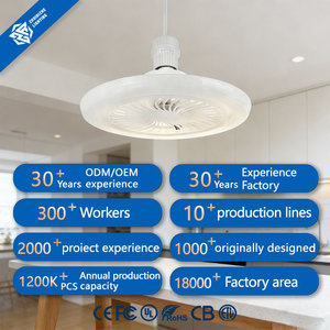 Ventilateur de plafond LED nordique moderne avec éclairage pour chambre à coucher, salle à manger, décoration intérieure, salle de bain, hôtel, <span class=keywords><strong>cuisine</strong></span>, 5 pales, moteur DC/AC - Product Image 1