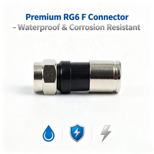 ขั้วต่อทองเหลือง<span class=keywords><strong>แบบ</strong></span>กด<span class=keywords><strong>อัด</strong></span> <span class=keywords><strong>RG6</strong></span> RG59 RG11 คุณภาพพรีเมียมจากอังกฤษ สำหรับกล่องรับสัญญาณทีวีดิจิตอล สายเคเบิลดาวเทียม - Product Image 2