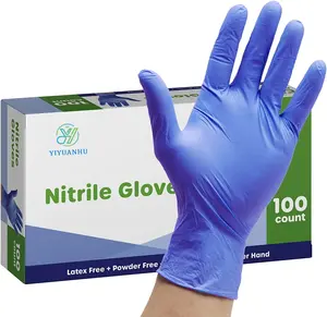 Guantes de nitrilo biodegradables, guantes de nitrilo con logotipo personalizado, libres de polvo y de látex, seguros para el hogar