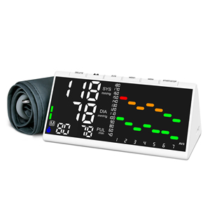 Home-use Upper Arm Digital Trend Blood Pressure Monitor BP Medical Use Sphygmomanometer Digital Trend Graph Shows The BP Changes