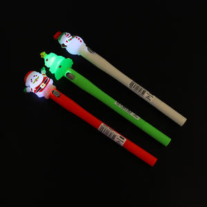 Bán Buôn Kawaii Dễ Thương Gel Ink <span class=keywords><strong>Pen</strong></span> Giáng Sinh Sáng Lên Bút Set - Product Image 4