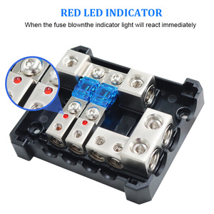 Portafusibles ANL Mini <span class=keywords><strong>de</strong></span> 60A para Reequipamiento <span class=keywords><strong>de</strong></span> Audio <span class=keywords><strong>de</strong></span> Automóvil, Bloques <span class=keywords><strong>de</strong></span> <span class=keywords><strong>Fusibles</strong></span> para Audio <span class=keywords><strong>de</strong></span> Automóvil para Campers y Automóviles - Product Image 3