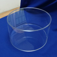 Individuelles durchsichtiges rundes Plexiglasrohr Acryl-Zylinderbehälter mit abnehmbarem Deckel
