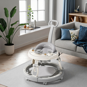 Passeggino 3-in-1 di Lusso Regolabile con Ruote Girevoli e Seduta per Bambini - Product Image 3