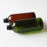 Bouteille de shampooing en PET, capacité 350 ml/1 L, flacon souple avec pompe pulvérisatrice