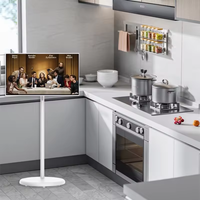 Affichage numérique interactif intelligent WiFi tactile sur pied de 24, 27 et 32 pouces, écran LCD pour publicité numérique