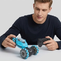 Robot RC 2,4 GHz pour cascades, rotation à 360 degrés, déformable, 4 canaux, portée de contrôle de 25 m, télécommande à détection gestuelle