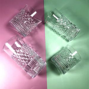 8Oz Khắc Hỗn Hợp Khuôn Thiết Kế Cổ Điển <span class=keywords><strong>Scotch</strong></span> Bourbon Nếm Thủy Tinh Hình Tròn Uống Thủy Tinh <span class=keywords><strong>Whisky</strong></span> <span class=keywords><strong>Cup</strong></span> - Product Image 4