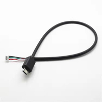 Ángulo personalizado micro macho a cable USB de 4 pines Jst Molex Picoblade a Usb Mini B Conjunto de cable de enchufe
