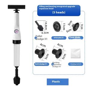 Émbolo de inodoro de dragado de alcantarillado de alta presión para baño, fregadero de cocina, obstrucción de verduras - Product Image 4