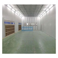 Système de type sec/humide Four de chauffage infrarouge pour meubles Salle de séchage de peinture Cabines de pulvérisation de peinture en bois