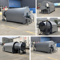 Machine de séchage rotative à tambour chauffant électrique pour le séchage des arachides, des graines de citrouille, des amandes, des noix, des noix de macadamia et des noix de cajou