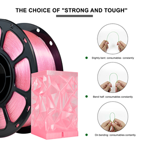 ไส้พิมพ์ 3 มิติ IBOSS 1 กก. สีชมพูกลิตเตอร์ PLA+ เสริมความแข็งแรง ขนาด 1.75 มม. วัสดุพิมพ์ 3 มิติ PLA Plus แบบประกาย - Product Image 3