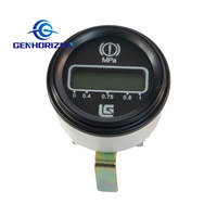 Manómetro Digital Genhorizon 35B0075 0-1.0MPa, 56mm de Diámetro, Instrumento LCD para el Tablero de Instrumentos, para Piezas de Cargadoras de Ruedas Serie 50
