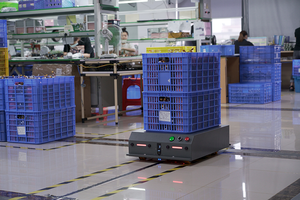 AGV100 Point to Point APP Mini Robot chariot de transfert bon marché <span class=keywords><strong>AGV</strong></span> véhicule guidé automatisé à bas prix - Product Image 6
