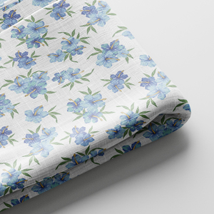 Tela personalizable de lino y algodón mezclados, con rayas brillantes y lunares, con protección UV, para ropa y tapicería de sofás. - Product Image 5