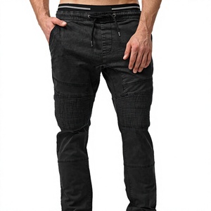 Latest Design OEM Service <b>Men's</b> High Street Style 100% Cotton Canvas <b>Jeans</b> Pants Comfortable Premium Quality Custom Design - Product Image 2