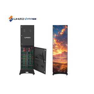 Schermo a <span class=keywords><strong>LED</strong></span> IP65 impermeabile 5000nit esterno <span class=keywords><strong>LED</strong></span> Poster segno Display con ruote facile da installare per la pubblicità esterna - Product Image 2