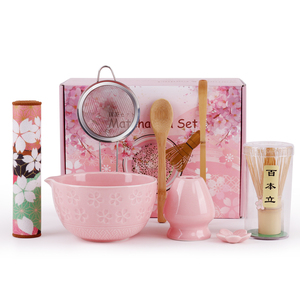 BespritGift - Juego de Matcha de 8 Piezas, Diseño Creativo y Moderno, de Alta Calidad, Incluye Batidor de Matcha Japonés y Tazón de Cerámica, Ideal para Regalo - Product Image 1