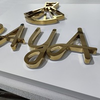 Lettres en relief rétroéclairées par LED personnalisées pour devanture de magasin, enseigne publicitaire 3D illuminée pour entreprise