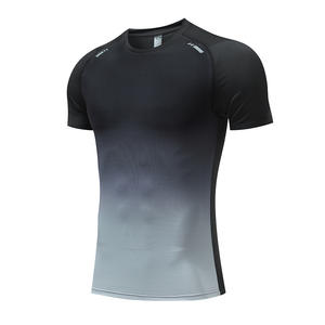 Kualitas tinggi binaraga 5 potong pakaian Gym pria set kebugaran kompresi pakaian olahraga Dalaman Gym untuk pria - Product Image 4