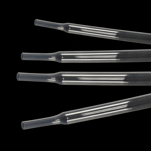 Tubo termorretráctil FEP 16mm ID x 32mm OD 3/4 ''Funda de fluoropolímero transparente de cristal para cableado industrial - Product Image 1