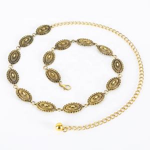 جودة عالية خمر معدن حزام السيدات الأزياء الغربية تصميم كونشو للخصر عالية الأزياء التبعي - Product Image 2