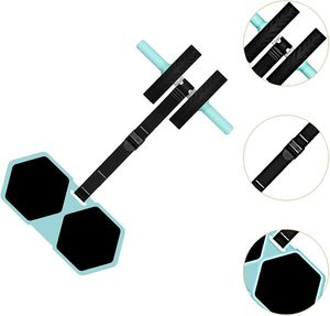 Rodillo Abdominal Profesional Micogo de Doble <span class=keywords><strong>Rueda</strong></span> con Banda de Resistencia Ajustable y Rodillera, <span class=keywords><strong>Rueda</strong></span> de Entrenamiento Abdominal con Rebote Automático - Product Image 6