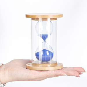 Eco Friendly Bamboo <b>Sand</b> <b>Timer</b> Hourglass for Tea Brewing Meditation Home Desk Decoration Minimalist Wooden Sandglass Gift - Product Image 6