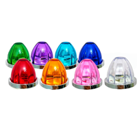 Feux de signalisation latéraux/feux de positionnement en forme de pastèque en plastique pour camions, feux LED de signalisation marine 12V/24V pour l'approvisionnement transfrontalier