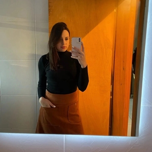 Maglia Pullover da <span class=keywords><strong>Donna</strong></span> Autunno Inverno a <span class=keywords><strong>Maniche</strong></span> Lunghe con Collo Alto Tinta Unita, Nuova Elegante <span class=keywords><strong>Camicia</strong></span> Aderente da Sottogiacca - Product Image 4