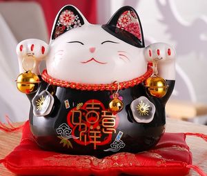 Tirelire commerciale 4 pouces Décoration d'entreprise Porcelaine 10*11*11cm Figurine Cadeau Céramique Fortune Lucky Cat <span class=keywords><strong>Maneki</strong></span> <span class=keywords><strong>Neko</strong></span> 4.5 pouces - Product Image 6