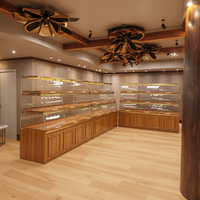 Comptoir de présentation en verre de haute qualité Hongzhan 2025 pour boulangerie, pour pain/cupcakes/beignets/pâtisseries, éclairage LED, robuste et durable