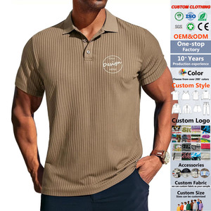 JL1030G cinese produttori di maglieria su misura da uomo in cotone <span class=keywords><strong>a</strong></span> righe verticali <span class=keywords><strong>Polo</strong></span> traspirante <span class=keywords><strong>a</strong></span> righe in maglia <span class=keywords><strong>Polo</strong></span> - Product Image 1